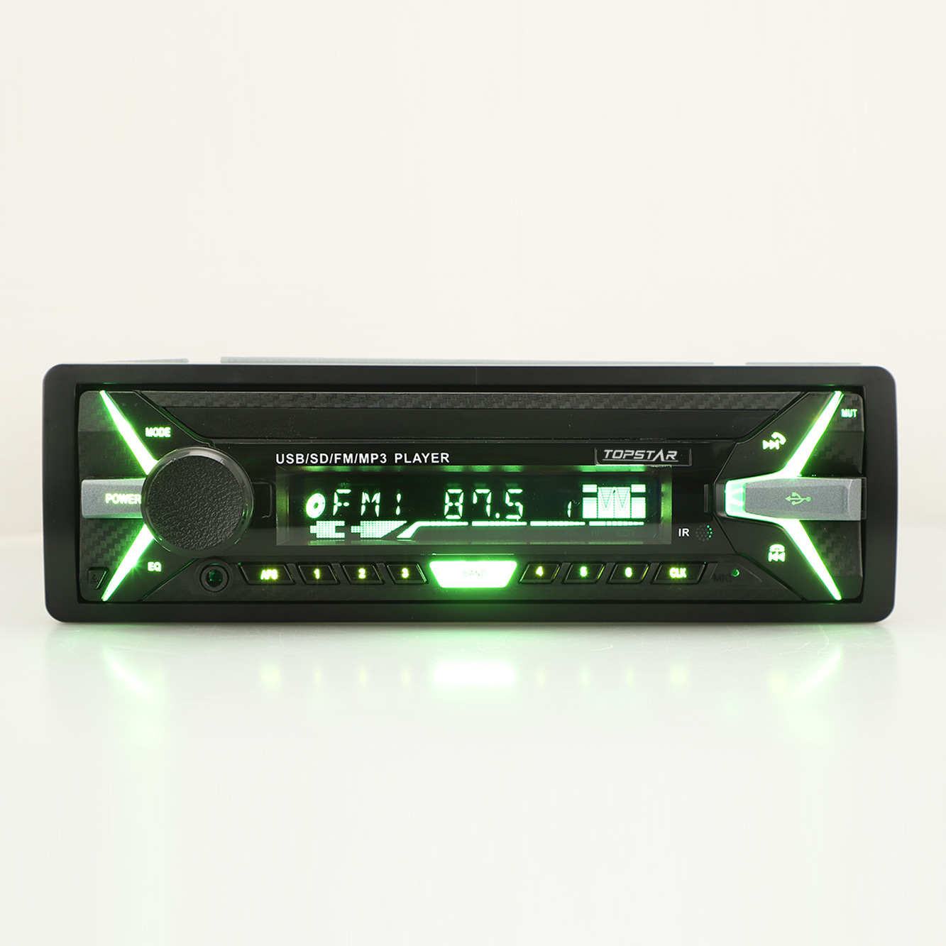 MP3 no carro MP3 Player LCD Display Single DIN Stereo Car LCD Player