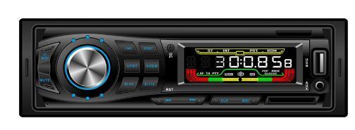 Painel fixo para carro MP3 player Ts-8010f de alta potência