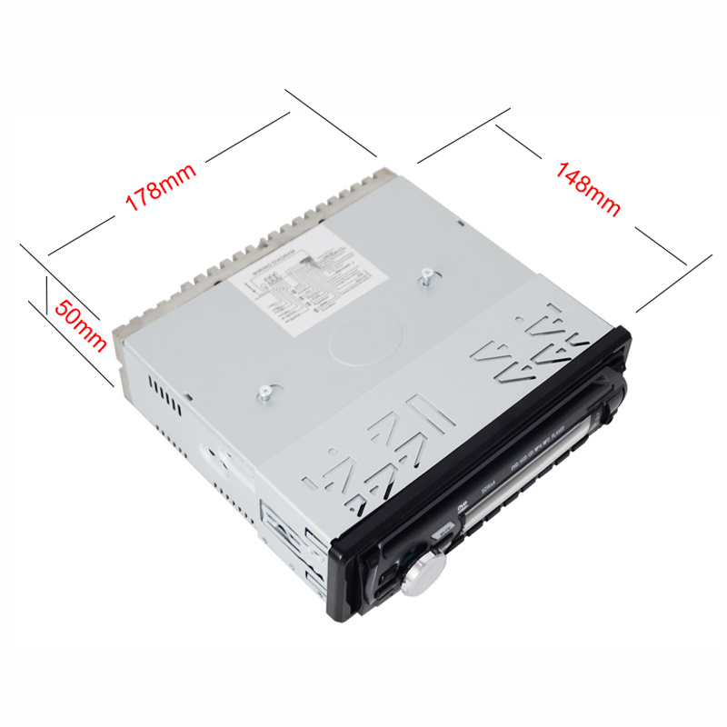 Leitor de mp3 para carro estéreo um painel removível din dvd player de carro