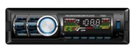 Painel fixo MP3 Player Transmissor FM Painel removível de áudio MP3 Player para carro