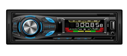 Carro estéreo Bluetooth One DIN painel fixo carro MP3 Player 