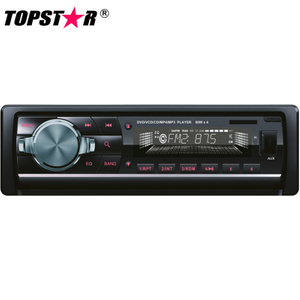 Rádio automotivo estéreo Bluetooth One DIN painel removível MP3 player com etiqueta ID3