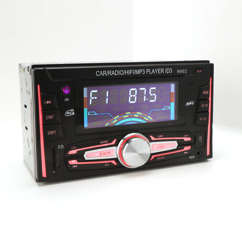 Carro estéreo painel fixo duplo DIN carro MP3 player