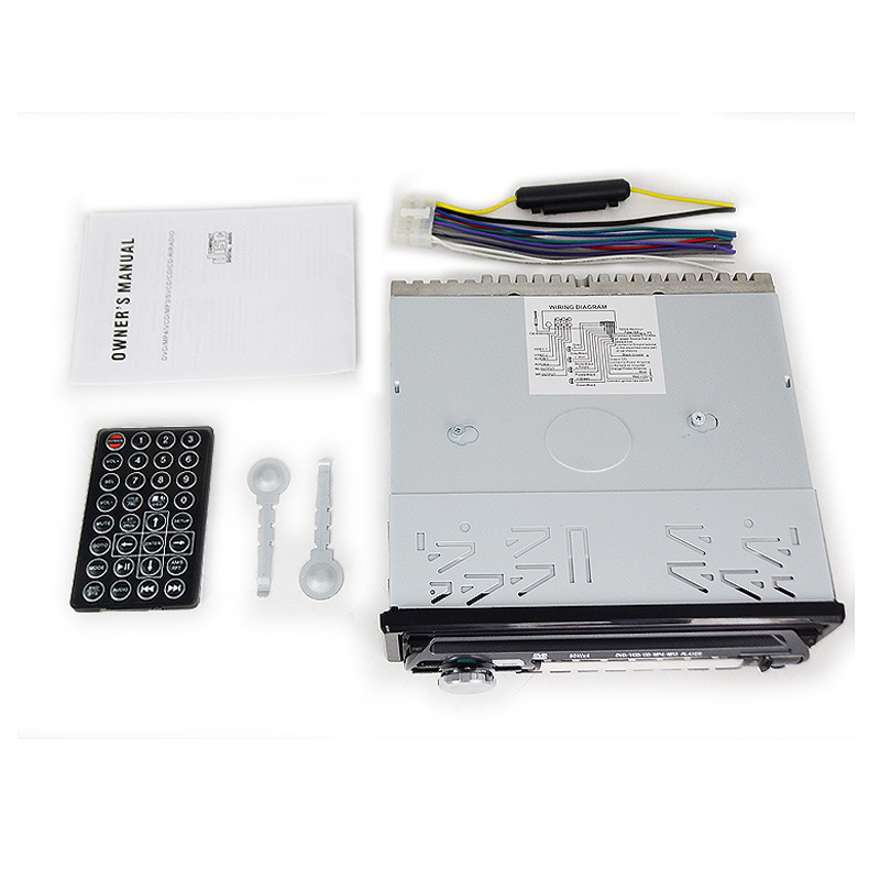 Leitor de mp3 para carro estéreo um painel removível din dvd player de carro