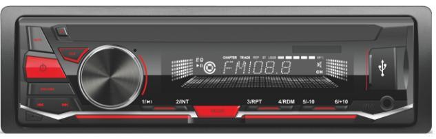 Acessório Bluetooth estéreo para carro para painel removível de carro MP3 Player