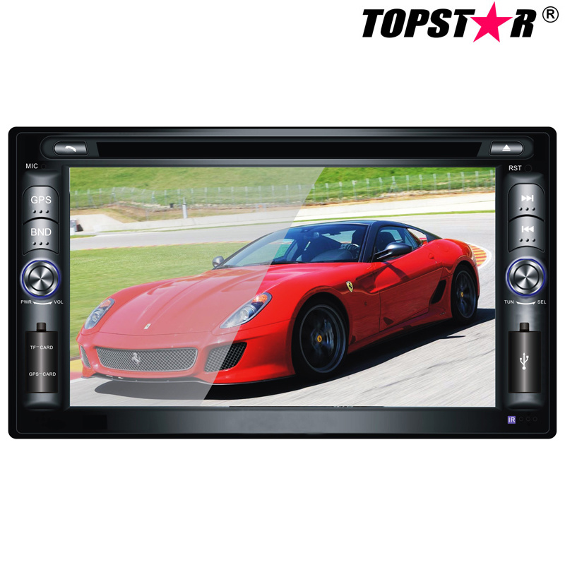 6.2 polegadas DIN duplo 2DIN leitor de DVD para carro com sistema Wince Ts-2014-2