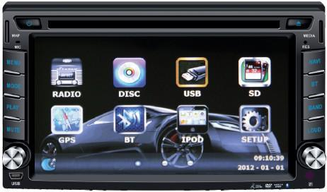 6.2 polegadas DIN Duplo Carro DVD Player com Sistema Wince/Android