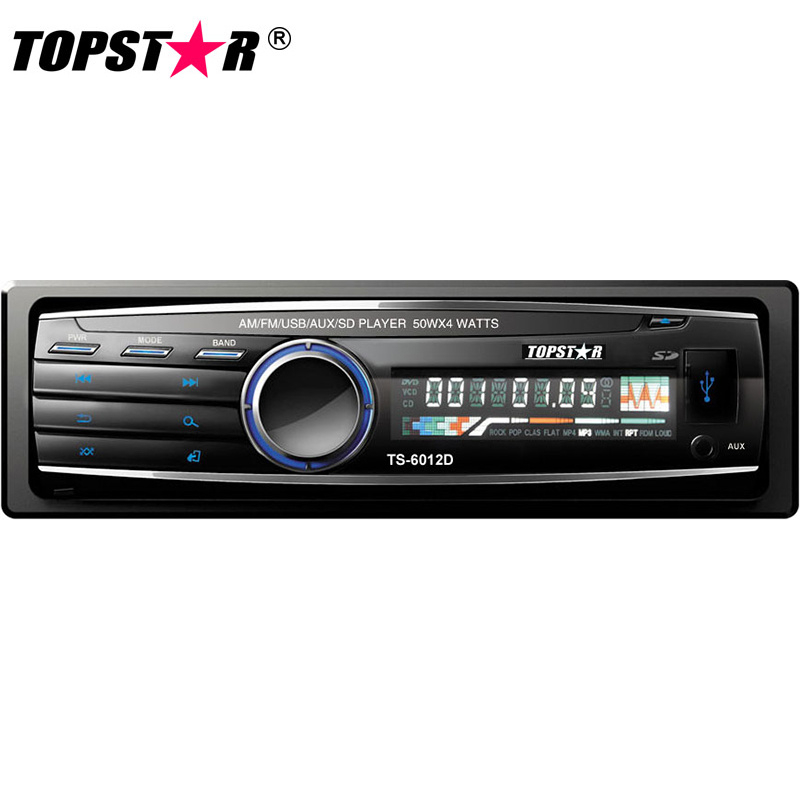 Leitor de DVD para carro com painel removível DIN único