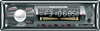 Painel fixo One DIN Car Radio MP3 Player