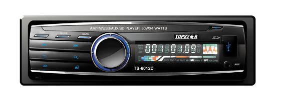 Leitor de DVD para carro com painel removível DIN único