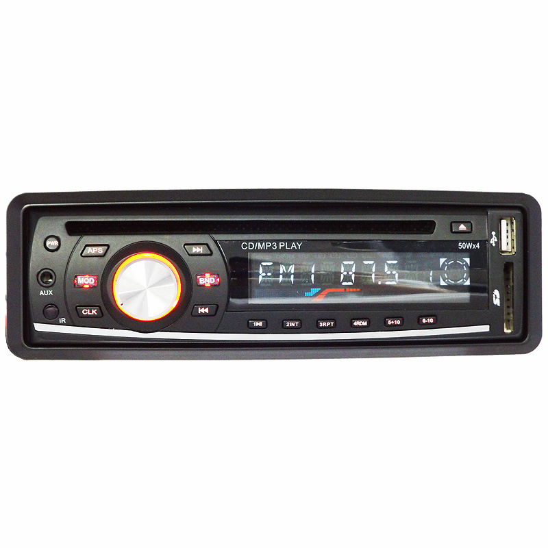 MP3 estéreo automático no reprodutor de vídeo do carro, painel fixo DIN 