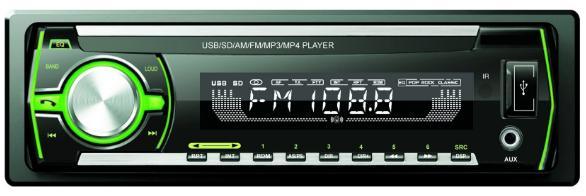 Painel removível para carro MP3 player Ts-3210d
