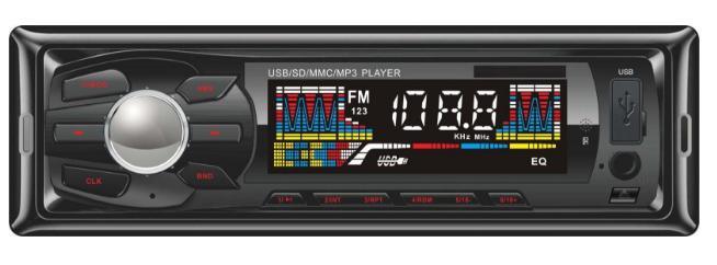 Painel removível de áudio para carro MP3 player