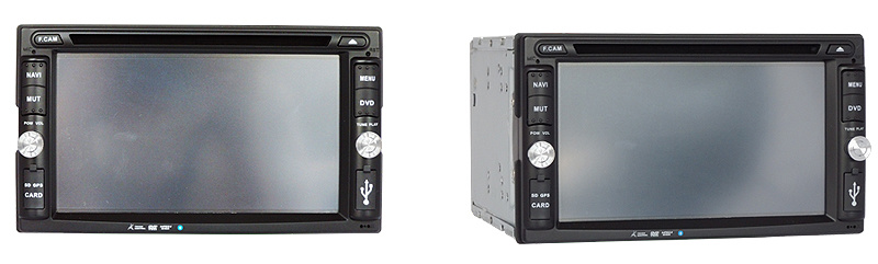 Reprodutor de mp3 estéreo para carro, reprodutor de vídeo para carro, 6.2 polegadas, din duplo, 2din, dvd player