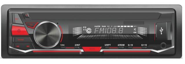 Acessório Bluetooth estéreo para carro para painel removível de carro MP3 Player