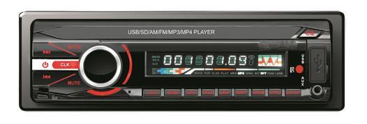 Painel destacável para carro MP3 player de alta potência