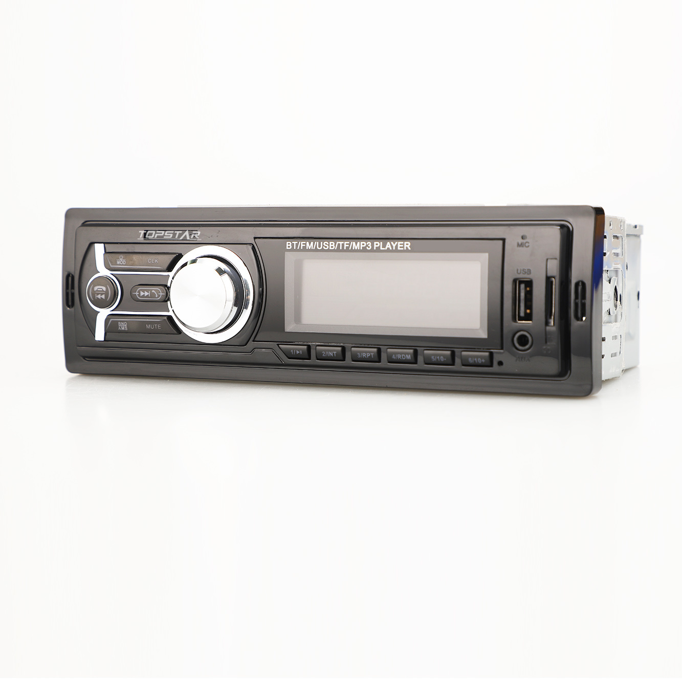 Transmissor FM de áudio estéreo para carro, reprodutor de vídeo MP3 para acessórios de carro Transmissor FM de áudio One DIN Car MP3 Player