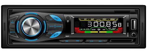Carro estéreo Bluetooth One DIN painel fixo carro MP3 Player 
