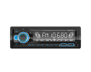 Bluetooth de áudio para carro One Din com display LCD