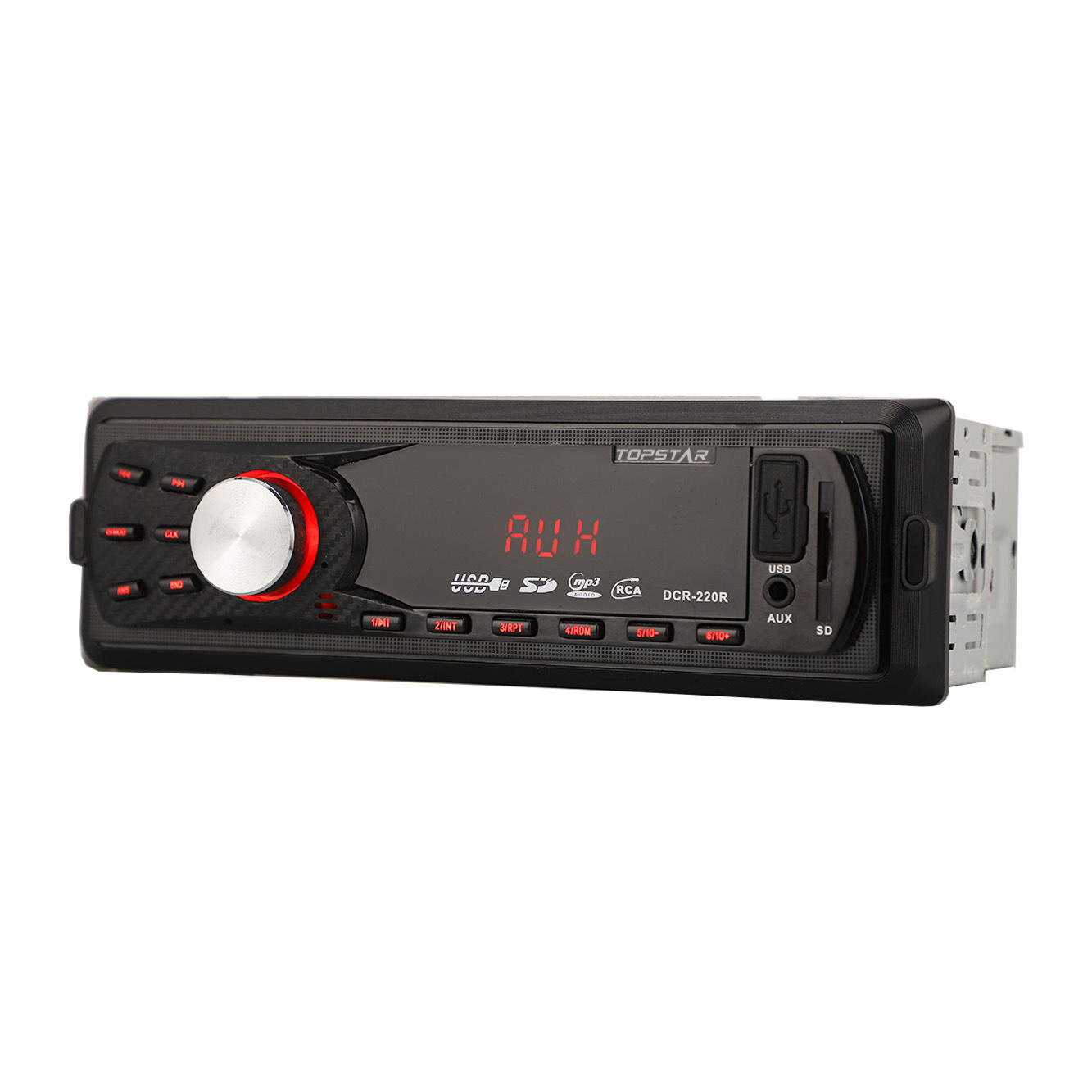 Transmissor fm de áudio automático, áudio estéreo para carro, acessórios para carro, din único, reprodutor de mp3, usb