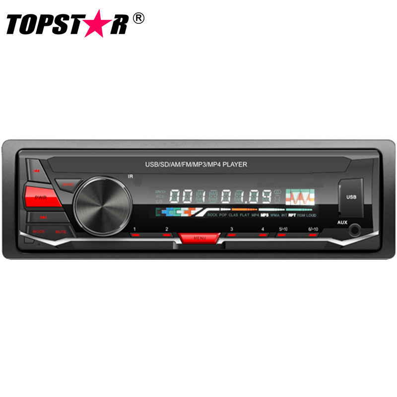 Carro estéreo de áudio do carro acessórios do carro lcd player painel destacável carro mp3 player Ts-3252 (corpo longo)