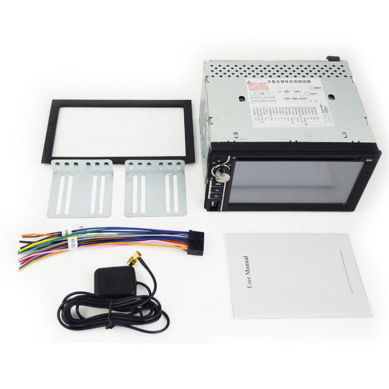 Leitor de vídeo para carro, áudio mp3, 6.2 polegadas, dvd player duplo din com sistema estremecedor
