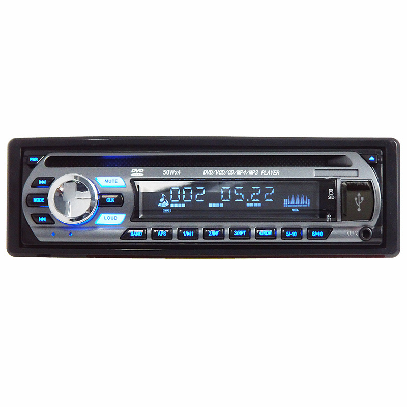 Leitor de mp3 para carro estéreo um painel removível din dvd player de carro