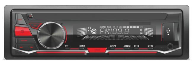 Acessório Bluetooth estéreo para carro para painel removível de carro MP3 Player
