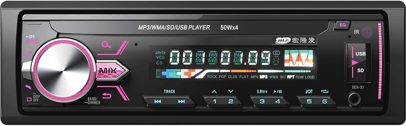 Painel fixo para carro MP3 player Ts-5256f
